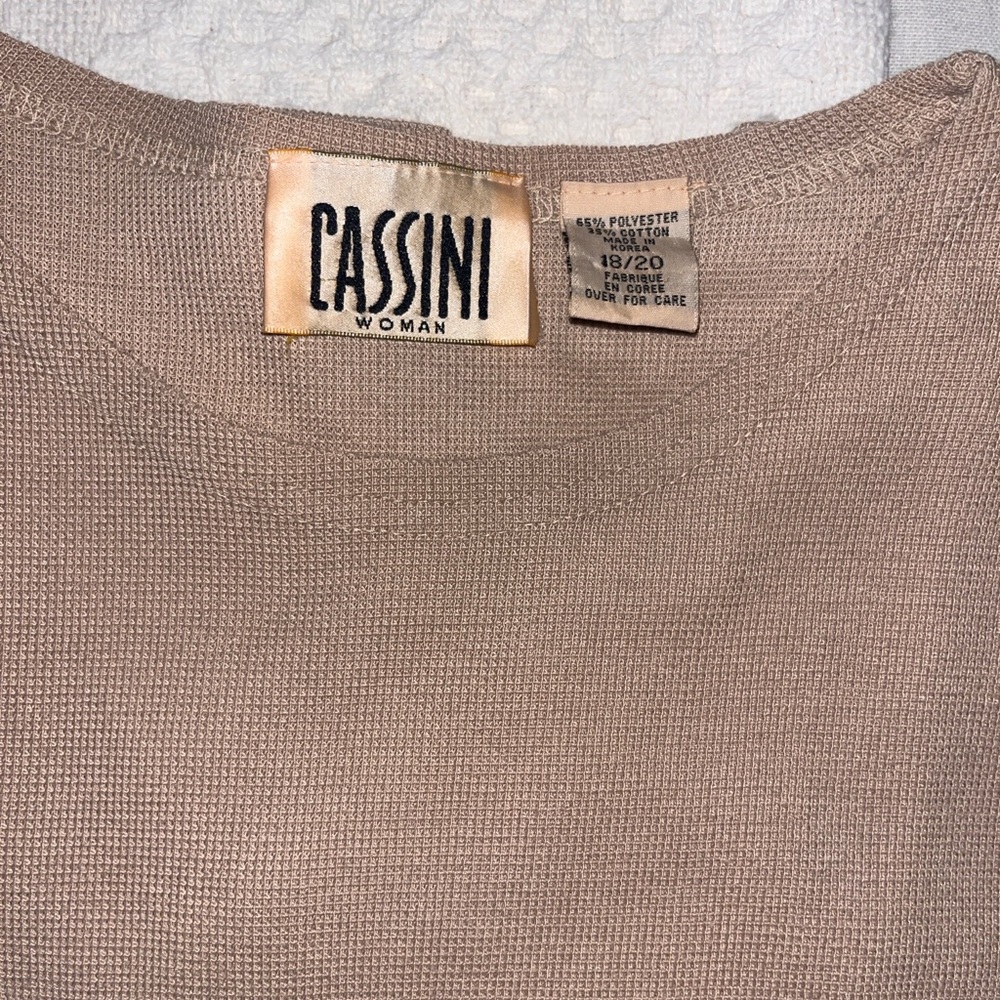 Vintage Cassini Waffle-Knit Tee